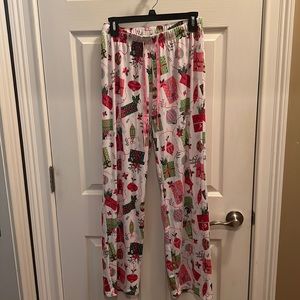 Ladies pajama pants Christmas medium like new
